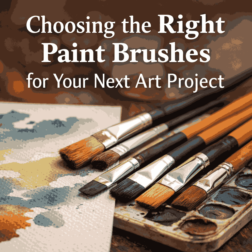 Choosing the Right Paint Brushes for Your Next Art Project