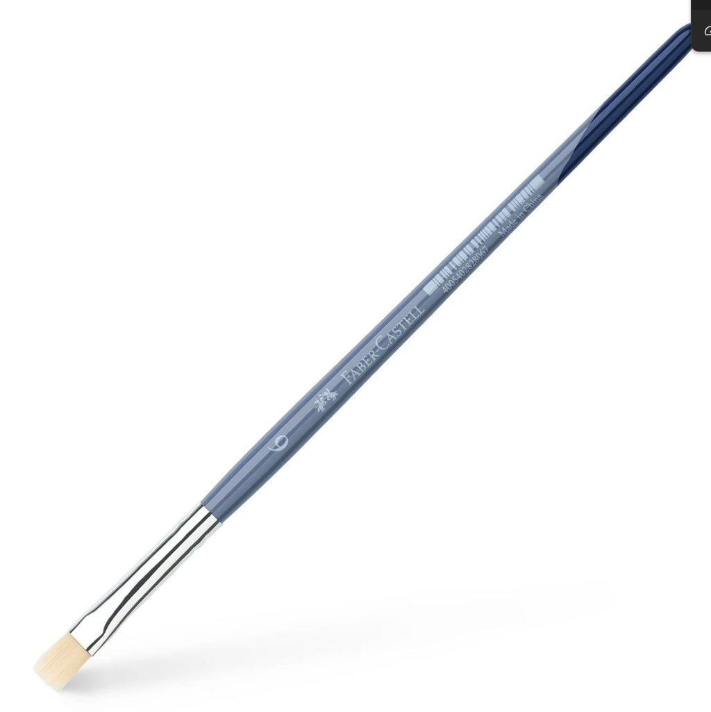 Flat Synthetic Paint Brush Set – 3 Sizes for Watercolour