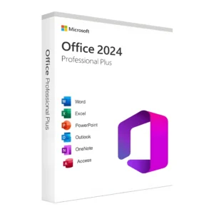Microsoft Office 2024 Professional Plus lifetime license key for 1 PC - includes Word, Excel, PowerPoint, Outlook, Publisher, Access, Teams