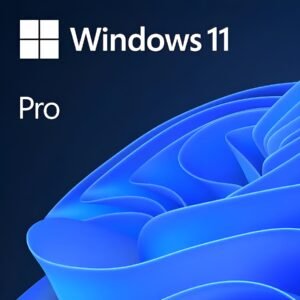 Microsoft Windows 11 Pro lifetime license key for 1 PC - includes BitLocker encryption, Remote Desktop, Hyper-V virtualization, Group Policy management, and Windows Sandbox