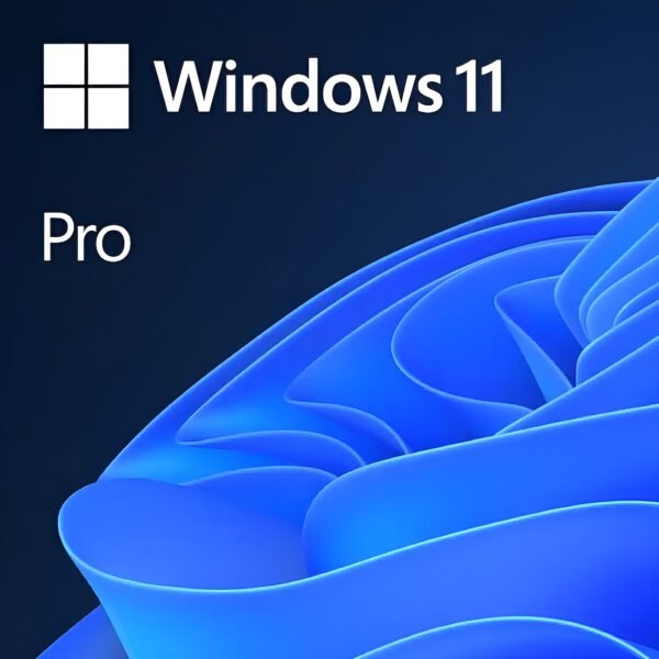Microsoft Windows 11 Pro lifetime license key for 1 PC - includes BitLocker encryption, Remote Desktop, Hyper-V virtualization, Group Policy management, and Windows Sandbox