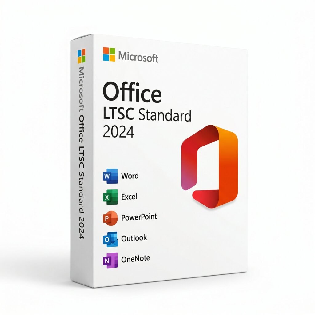 Microsoft Office LTSC 2024 Standard lifetime license - includes Word, Excel, PowerPoint, Outlook, Publisher, Access for Windows