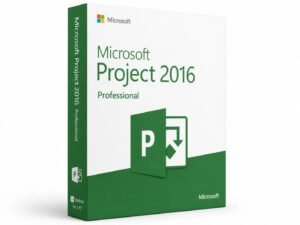 Microsoft Project 2016 Professional lifetime license for 1 PC - classic project management with Gantt charts, resource management, timesheets, and Project Online sync