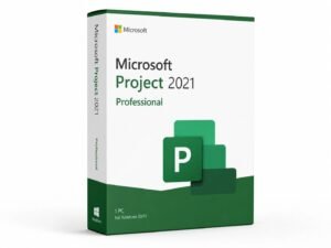 Microsoft Project 2021 Professional lifetime license for 1 PC - advanced project management with Gantt charts, resource management, timesheets, and Project Online sync