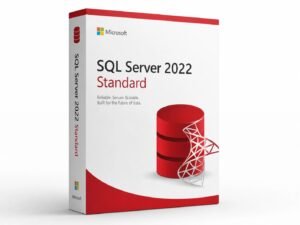 Microsoft SQL Server 2022 Standard Edition - up to 24 cores, 128GB RAM, Basic Availability Groups, flexible core or Server/CAL licensing