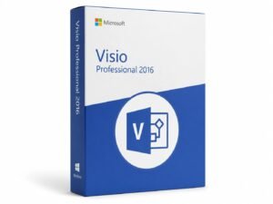 Microsoft Visio 2016 Professional lifetime license for 1 PC - classic edition for flowcharts, network diagrams, floor plans, and organizational charts