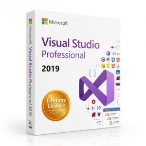 Microsoft Visual Studio 2019 Professional lifetime license for 1 PC - full IDE for C++, .NET, Python, web, and mobile development