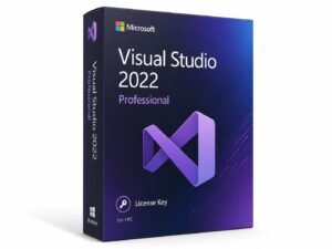 Microsoft Visual Studio 2022 Professional license key for 1 PC - 64-bit IDE for C++, .NET, Python, web development with IntelliCode, Live Share, Hot Reload