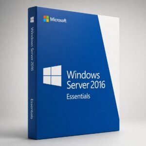 Microsoft Windows Server 2016 Essentials per server license - supports 25 users, 50 devices, no CALs required, Microsoft 365 integration, ideal for small businesses with up to 25 employees