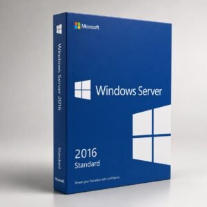 Microsoft Windows Server 2016 Standard core-based license - includes 2 VM rights, Storage Spaces Direct (2-node), Nano Server support, extended support through January 2027
