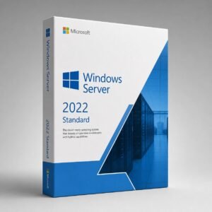 Microsoft Windows Server 2022 Standard core-based license - includes 2 VM rights, up to 48 TB RAM, 2,048 logical processors, secured-core security, and Azure hybrid services