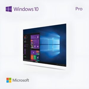 Microsoft Windows 10 Pro lifetime license key - includes BitLocker encryption, Remote Desktop, Hyper-V, and Group Policy - one-time purchase