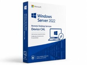 Windows Server 2022 RDS Device CAL - per-device license for Remote Desktop Services access, ideal for shift workers sharing computers, forward-compatible with Windows Server 2025