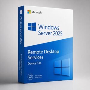 Windows Server 2025 RDS Device CAL - per-device license for Remote Desktop Services access, ideal for shift workers sharing computers