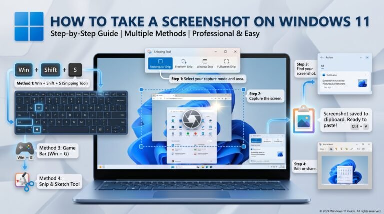 How to take a screenshot on Windows 11 - 7 easy methods including Print Screen, Snipping Tool, and Game Bar