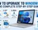 How to upgrade to Windows 11 - complete step-by-step guide with compatibility check, backup, and installation instructions