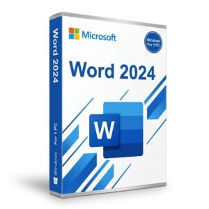 Microsoft Word 2024 for PC lifetime license - one-time purchase with document recovery, ODF 1.4 support, and enhanced PDF accessibility for Windows 10 and 11