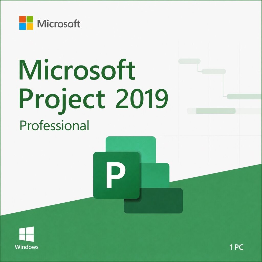 Microsoft Project 2019 Professional Lifetime License for 1 PC – Genuine project management software for Gantt charts, resource planning, task scheduling, and portfolio management. Windows PC. USA and Canada.