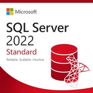 Microsoft SQL Server 2022 Standard License – Genuine database management software for enterprise data, business intelligence, and analytics. Reliable. Scalable. Intuitive. Ideal for small to medium businesses in the USA and Canada.
