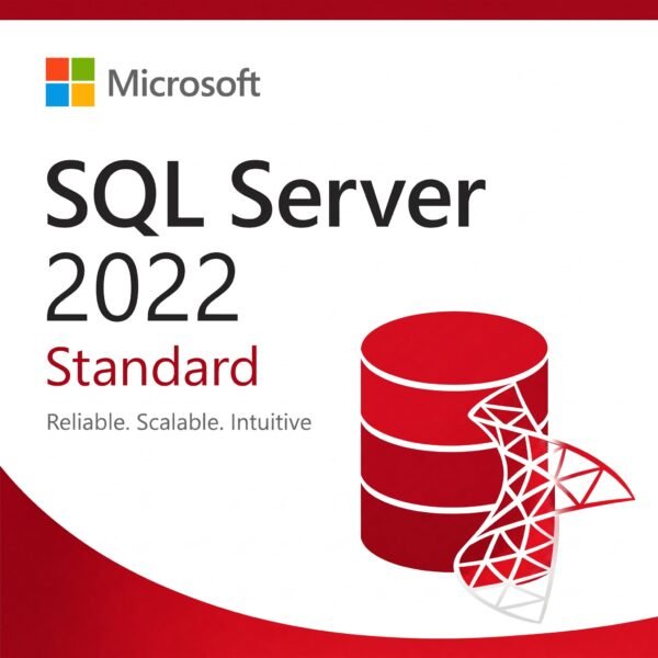 Microsoft SQL Server 2022 Standard License – Genuine database management software for enterprise data, business intelligence, and analytics. Reliable. Scalable. Intuitive. Ideal for small to medium businesses in the USA and Canada.