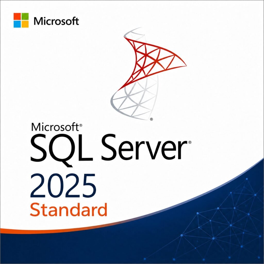 Microsoft SQL Server 2025 Standard License – Genuine database management software for enterprise data, business intelligence, and analytics. Ideal for small to medium businesses in the USA and Canada.