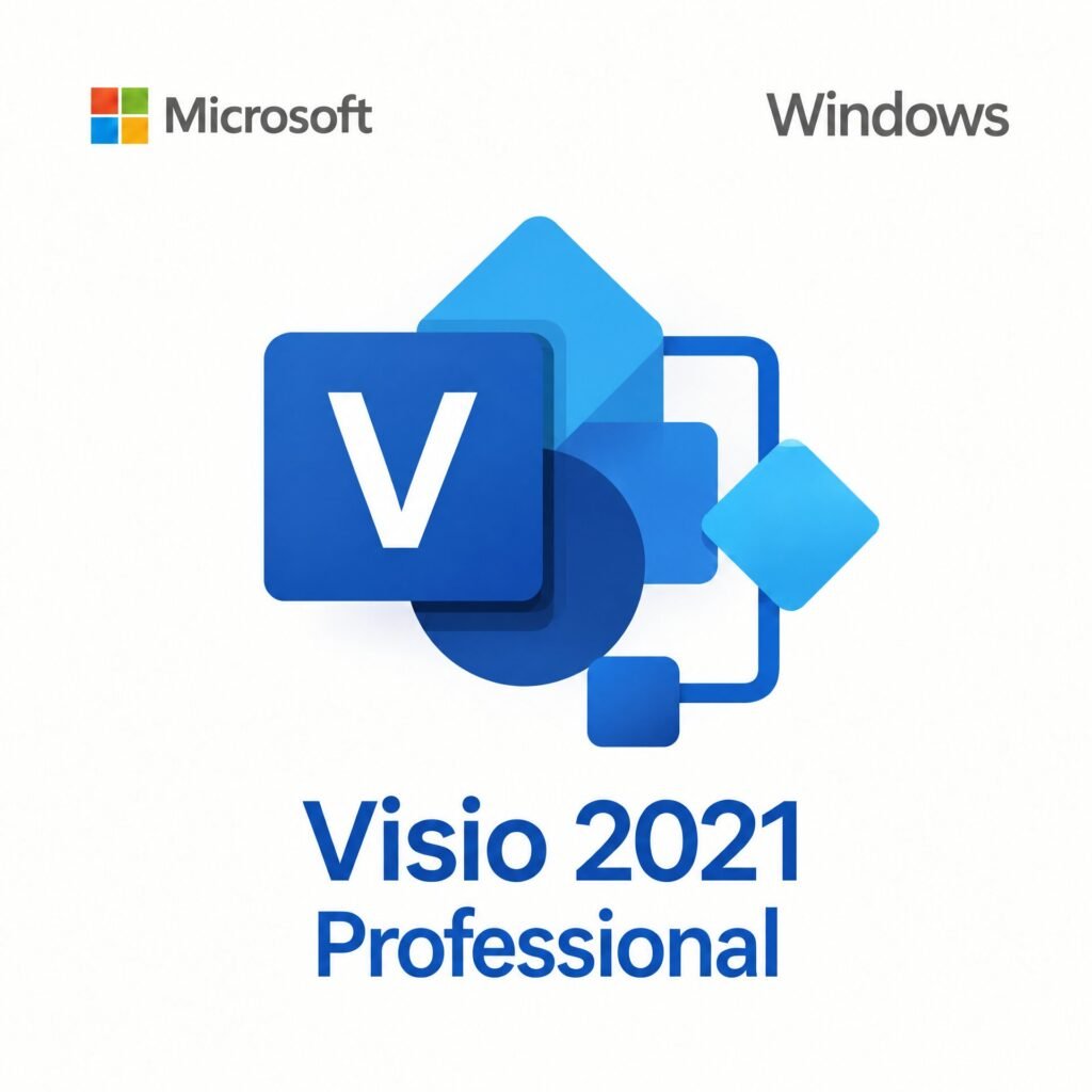 Microsoft Visio Professional 2021 – Genuine diagramming software for flowcharts, org charts, network diagrams, and floor plans. Lifetime license for 1 PC in the USA and Canada.