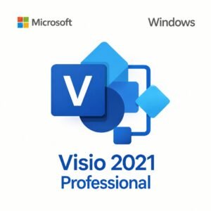 Microsoft Visio Professional 2021 – Genuine diagramming software for flowcharts, org charts, network diagrams, and floor plans. Lifetime license for 1 PC in the USA and Canada.