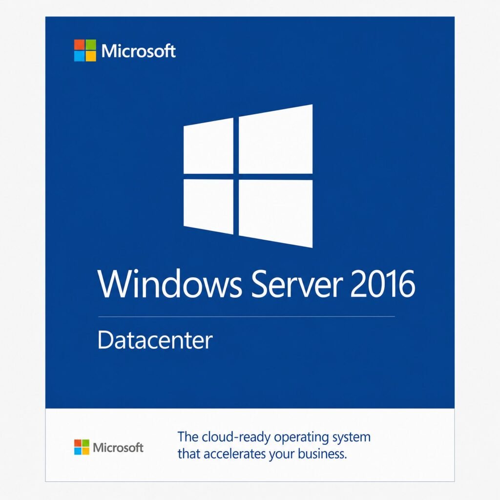 Microsoft Windows Server 2016 Datacenter License – Genuine cloud-ready operating system for enterprise virtualization, software-defined datacenters, and hybrid cloud environments. USA and Canada.