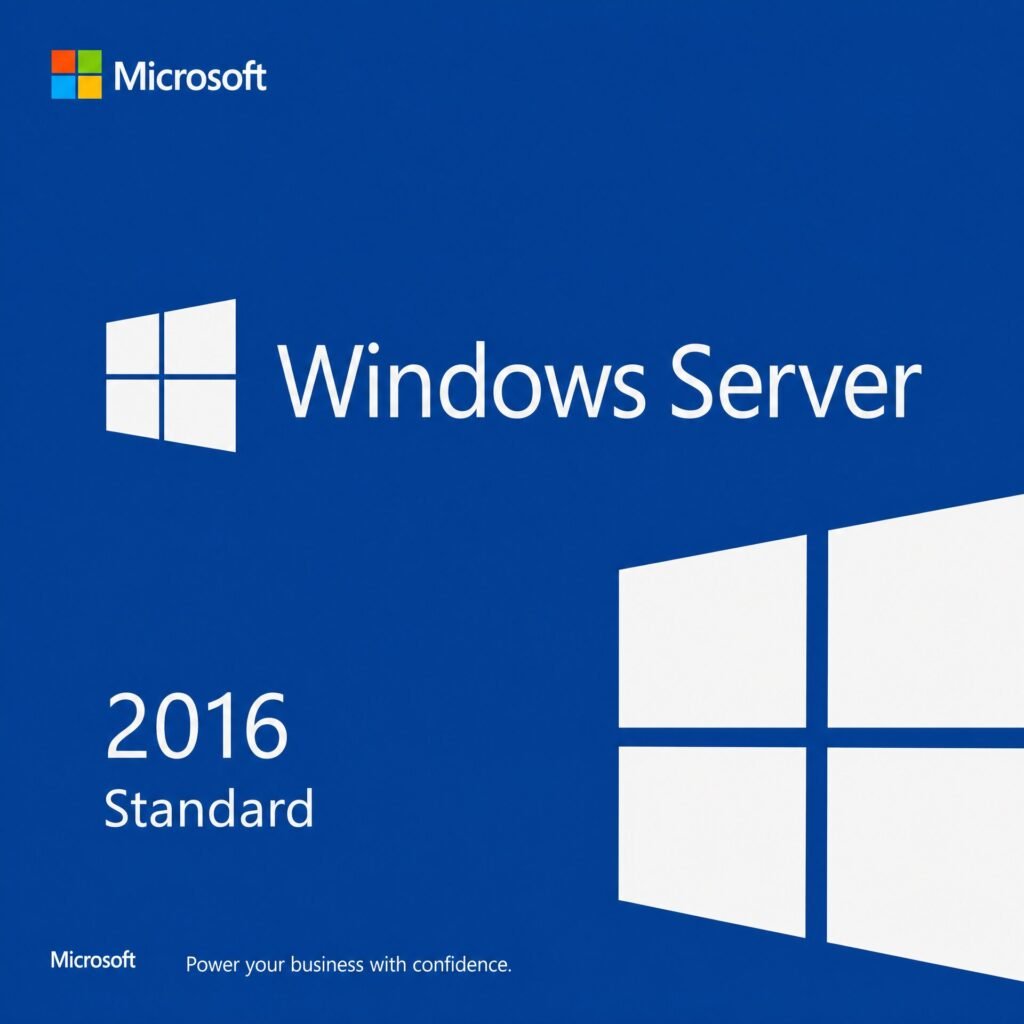 Microsoft Windows Server 2016 Standard License – Genuine server operating system for small to medium businesses, physical servers, and light virtualization (2 OSEs). Power your business with confidence. USA and Canada.