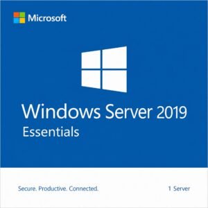 Microsoft Windows Server 2019 Essentials License for 1 Server – Genuine server operating system for small businesses up to 25 users and 50 devices. Secure, productive, and connected. USA and Canada.