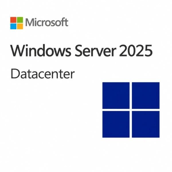 Microsoft Windows Server 2025 Datacenter License – Genuine activation key for enterprise virtualization, cloud workloads, and datacenters in the USA and Canada.