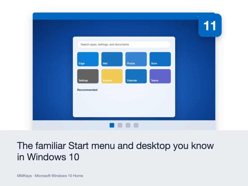 Microsoft Windows 10 Home – The familiar Start menu and desktop you know in Windows 10
