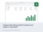 Microsoft Office 2021 Home & Business for Mac – Analyze data with powerful functions and charts in Excel 2021