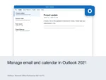 Microsoft Office Professional 2021 for PC – Manage email and calendar in Outlook 2021