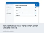 Microsoft Windows 10 Pro – Remote Desktop, Hyper-V and domain join for work and business